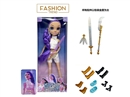 12"JOINTS BODY DOLL W/3D EYES & ACCESSORIES