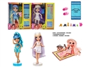 10"JOINTS BODY DOLL W/3D EYES & ACCESSORIES,2ASST