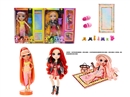 10"JOINTS BODY DOLL W/3D EYES & ACCESSORIES,2ASST