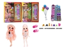 10"JOINTS BODY DOLL W/3D EYES & ACCESSORIES,2ASST