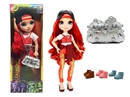 32"BLOW MOLD DOLL W/12D EYES & LIGHT & MUSIC & ACCESSORIES,2ASST