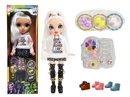 32"BLOW MOLD DOLL W/12D EYES & LIGHT & MUSIC & ACCESSORIES,2ASST