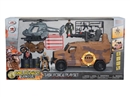 MILITARY SET W/LIGHT & SOUND(INCLUDE BATTERY)