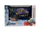 1:16 4-CHANNEL R/C CAR,2COLORS W/LIGHT(INCLUDED BATTERY)