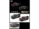 1:14 FRICTION CAR,2COLORS W/LIGHT & MUSIC(INCLUDED BATTERY)