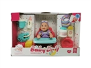10"BLOW MOLD DOLL W/CHAIR & ACCESSORIES