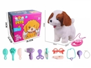 B/O PLUSH DOG W/SOUND & CAN WALKING & STICK TONGUE & ACCESSORIES(NOT INCLUDE BATTERY)