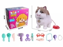 B/O PLUSH DOG W/SOUND & CAN WALKING & STICK TONGUE & ACCESSORIES(NOT INCLUDE BATTERY)