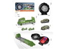 CATAPULT RAILCAR,2ASST W/2PCS FREE WAY DIE-CAST CAR