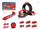 CATAPULT RAILCARR,2ASST W/6PCS FREE WAY DIE-CAST CAR