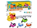 FRICTION TRAIN W/LIGHT & MUSIC & FREE WAY DIE-CAST MOTORCYCLE 2PCS（INCLUDE BATTERY)