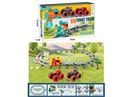 B/O RAIL TRAIN W/LIGHT & MUSIC & FRICTION DIE-CAST CAR 2PCS（NOT INCLUDE BATTERY)