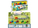 B/O RAIL TRAIN W/LIGHT & MUSIC & FREE WAY DIE-CAST FARM CAR 2PCS（NOT INCLUDE BATTERY)