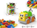 BUILDING BLOCK CAR SET W/LIGHT & MUSIC 23PCS(INCLUDE BATTERY)