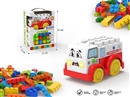 BUILDING BLOCK CAR SET W/LIGHT & MUSIC 23PCS(INCLUDE BATTERY)