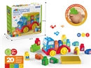 BUILDING BLOCK CAR SET W/LIGHT & MUSIC 20PCS(INCLUDE BATTERY)