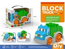 BUILDING BLOCK CAR W/LIGHT & MUSIC(INCLUDE BATTERY)