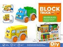 BUILDING BLOCK CAR SET W/LIGHT & MUSIC 50PCS(INCLUDE BATTERY)