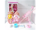 16"BLOW MOLD DOLL W/DRINKING WATER & IC & ACCESSORIES,2ASST