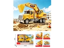 FRICTION CONSTRUCTION TRUCK W/LIGHT & MUSIC(INCLUDE BATTERY)