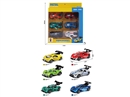 1:60 PULL BACK DIE-CAST CAR 6PCS