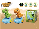 B/O DINOSAUR CAR W/LIGHT & MUSIC,2COLOURS