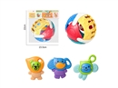 SENSORY BALL & BABY RATTLE 3PCS