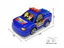 PULL LINE CAR W/LIGHT,2COLORS