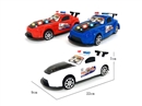 PULL LINE CAR W/LIGHT,3COLORS