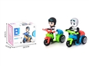 B/O BUMP & GO CAR W/LIGHT & MUSIC,2COLORS
