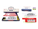 ELECTRONIC ORGAN 6PCS/DISPLAY BOX,2COLORS(NOT INCLUDED BATTERY)