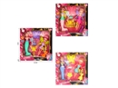 8" SOLID BODY DOLL 2PCS W/ACCESSORIES,3ASST