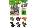 CRYSTAL MUD & DINOSAUR SET,4ASST