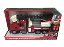 FRICTION FIRE TRUCK W/LIGHT & MUSIC & CAN OPEN THE DOOR(INCLUDE BATTERY)