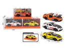 1:36 PULL BACK DIE-CAST CAR W/CAN OPEN THE DOOR,1PCS，3COLORS