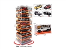 1:36 PULL BACK DIE-CAST CAR W/CAN OPEN THE DOOR,80PCS,4ASST,12COLORS