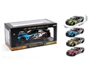 1:24 PULL BACK DIE-CAST CAR W/LIGHT & MUSIC & CAN OPEN THE DOOR,1PCS,3COLORS(INCLUDED BATTERY)