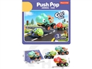 PRESS & GO DINOSAUR CAR,3COLOURS