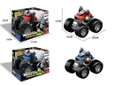 FRICTION CAR W/LIGHT & MUSIC,2COLORS(INCLUDED BATTERY)