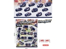 PULL BACK POLICE CAR SET