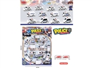 PULL BACK POLICE CAR SET
