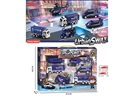 PULL BACK POLICE CAR SET