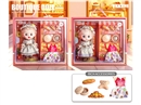 8"JOINTS BODY DOLL W/ACCESSORIES,2ASST
