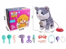 B/O PLUSH CAT W/SOUND & CAN WALKING & ACCESSORIES(NOT INCLUDE BATTERY)