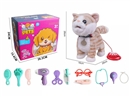 B/O PLUSH CAT W/SOUND & CAN WALKING & ACCESSORIES(NOT INCLUDE BATTERY)
