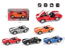 1:36 PULL BACK DIE-CAST CAR W/CANE OPEN THE DOOR,5COLOURS