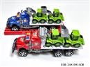 FRICTION TRUCK W/PULL BACK FARMER CAR 2PCS