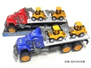 FRICTION TRUCK W/PULL BACK CONSTRUCTION CAR 2PCS