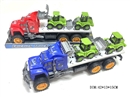 FRICTION TRUCK W/PULL BACK FARMER CAR 2PCS