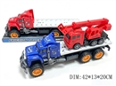 FRICTION TRUCK W/FREE WAY FIRE CAR 1PCS